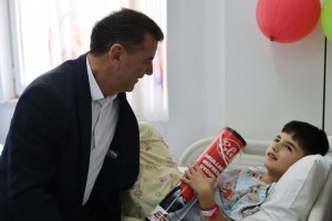 Başkan Çetin, Sünnet Çocuklarını Ziyaret Etti